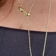 Evil Eye and Cross Azabache Adjustable Necklace
