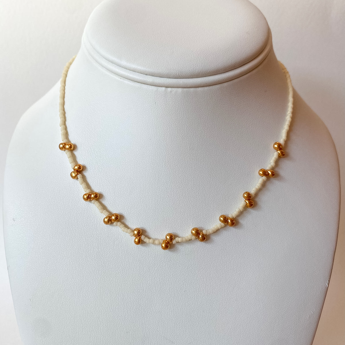 Golden Drop Styles Miyuki Choker Necklace