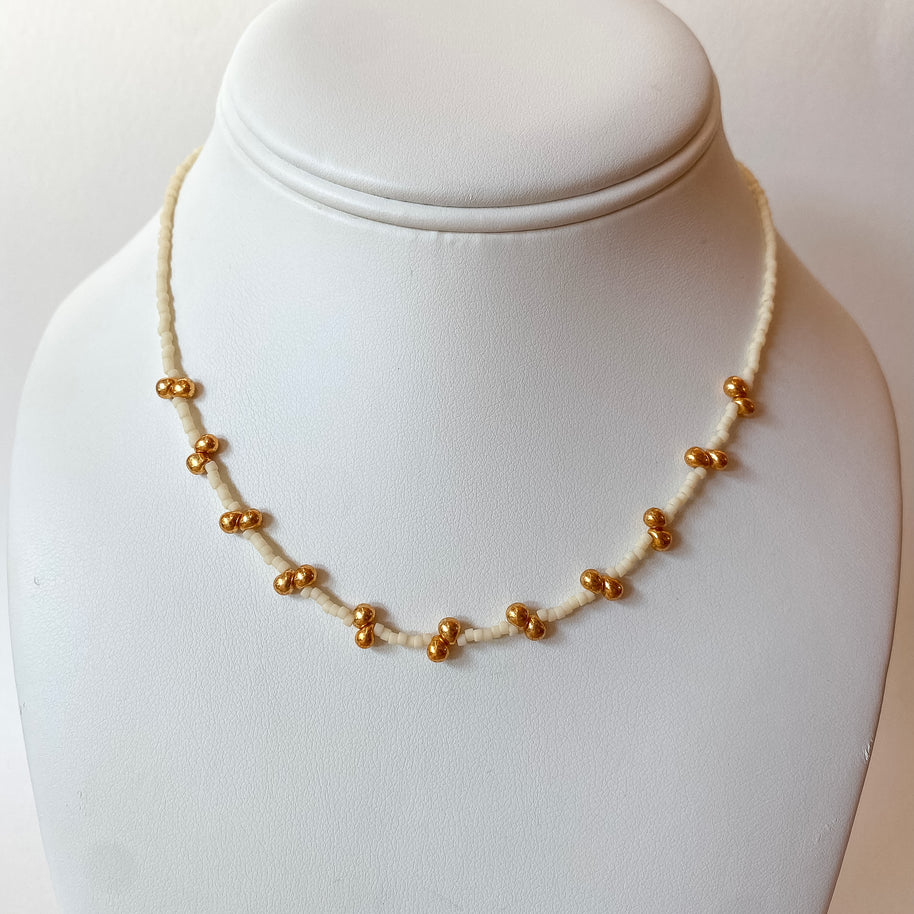 Golden Drop Styles Miyuki Choker Necklace