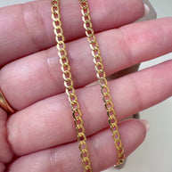 2 in 1 Chain 18k Solid Gold Necklace
