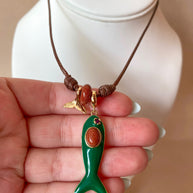 Different Styles of Fish Leather Adjustable Necklaces
