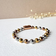 3 Gold Balls Bracelet