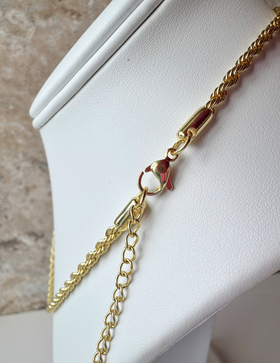 Thick Plain Golden Necklace