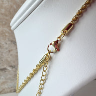 Thick Plain Golden Necklace