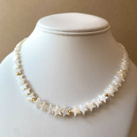 Little Stars Pearls and Balls Necklace