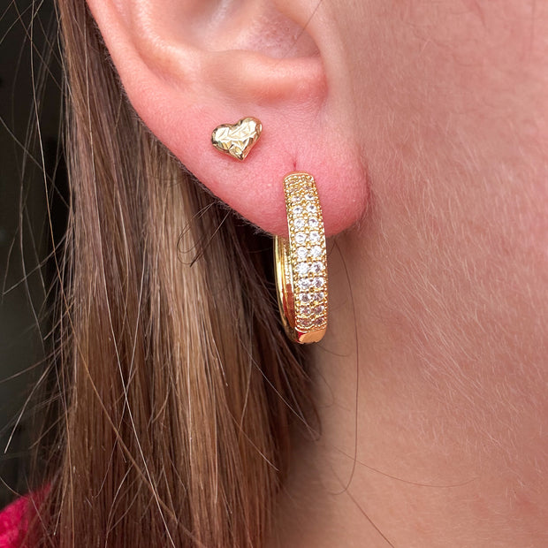 Argollas Gold Circones Mini