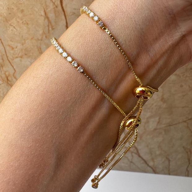 Brazaletes Ajustables Golden Clovers