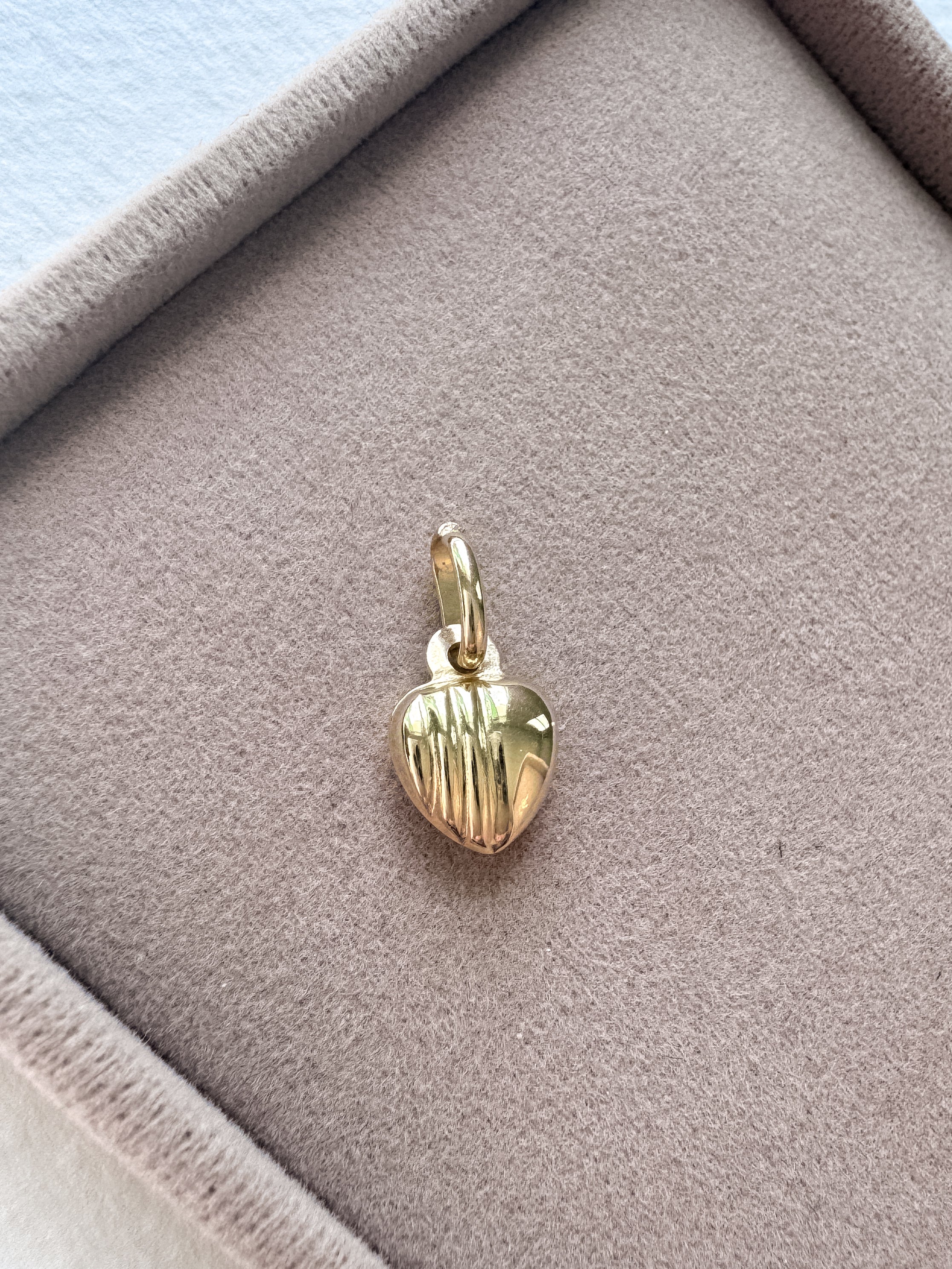 Little Heart 14k Solid Gold Charm
