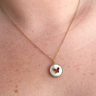 Mother of Pearl butterfly 🦋 Necklace