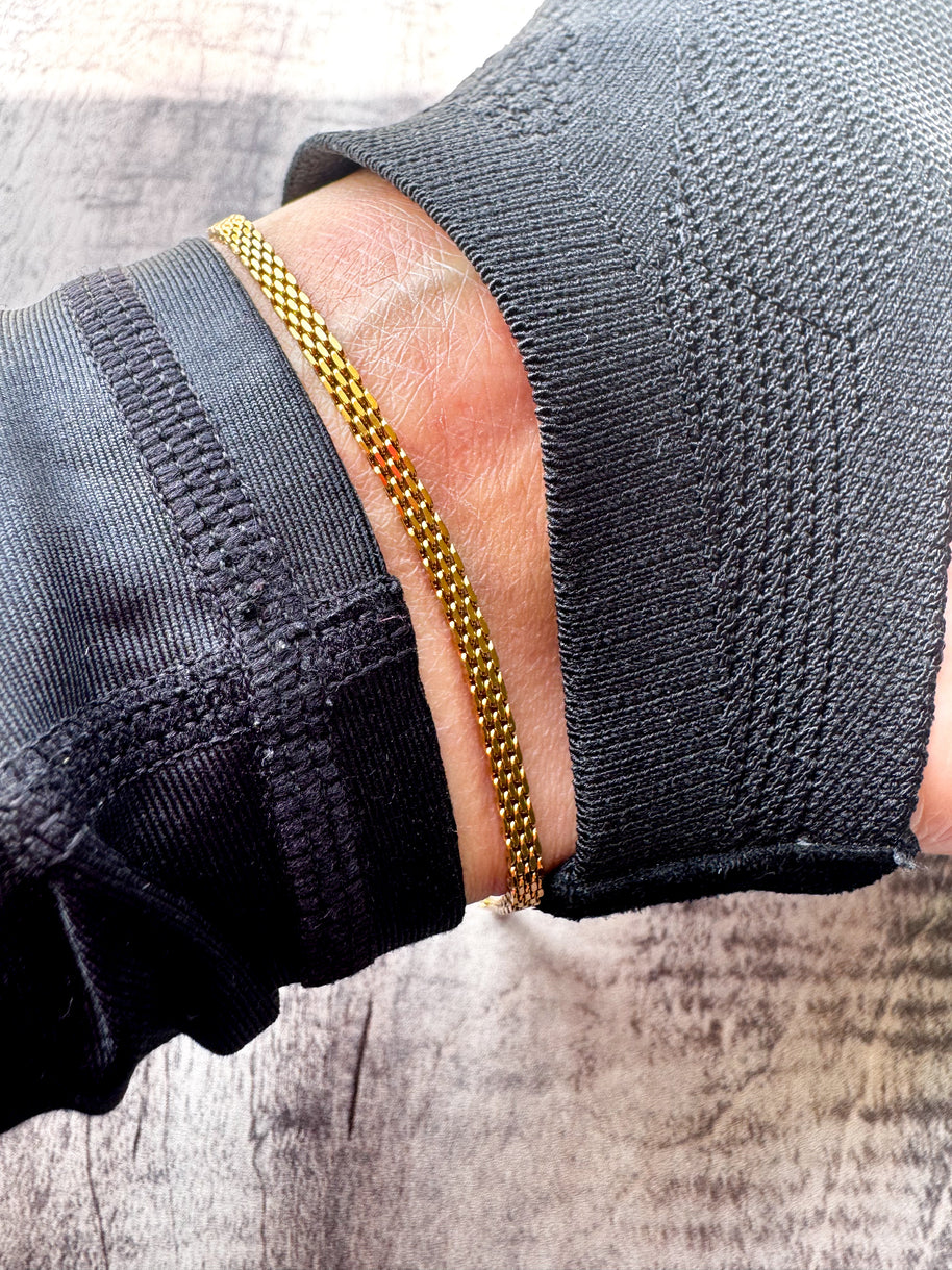 Assorted Golden Steel Anklets