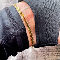 Assorted Golden Steel Anklets