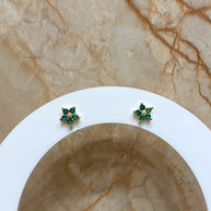 Mini Colorful Flowers Earrings