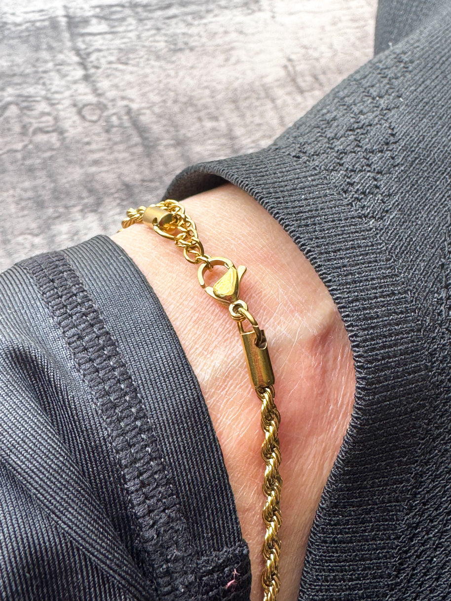 Assorted Golden Steel Anklets