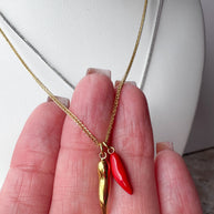 Cornicello Steel Necklace