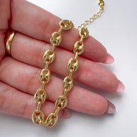 Medium Coffee Grain Bracelet