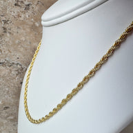 Thick Plain Golden Necklace