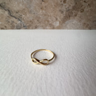 Dainty Infinity Ring 14K Solid Gold