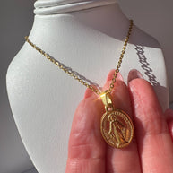 Cadena Acero Virgen de la Milagrosa