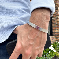 Silver Our Father Bracelet
