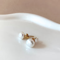 Little Pearls Steel Earrings