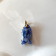 Sodalite Stone Fish Charms