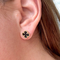 Aretes Topitos Clover de Varios Colores