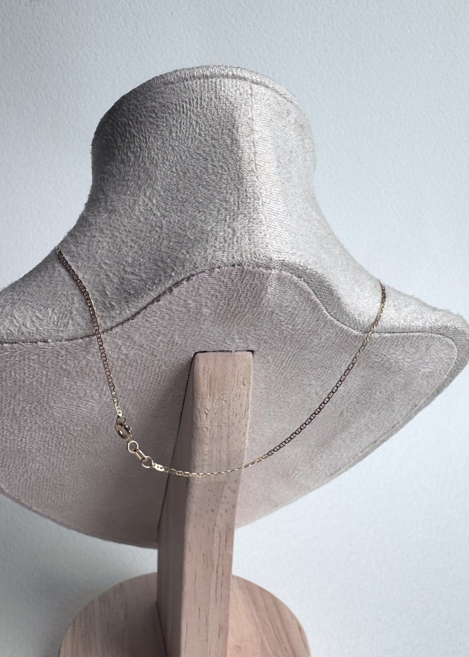 Golden Clover Mirror Style Chain or Charm - 18K Solid Gold