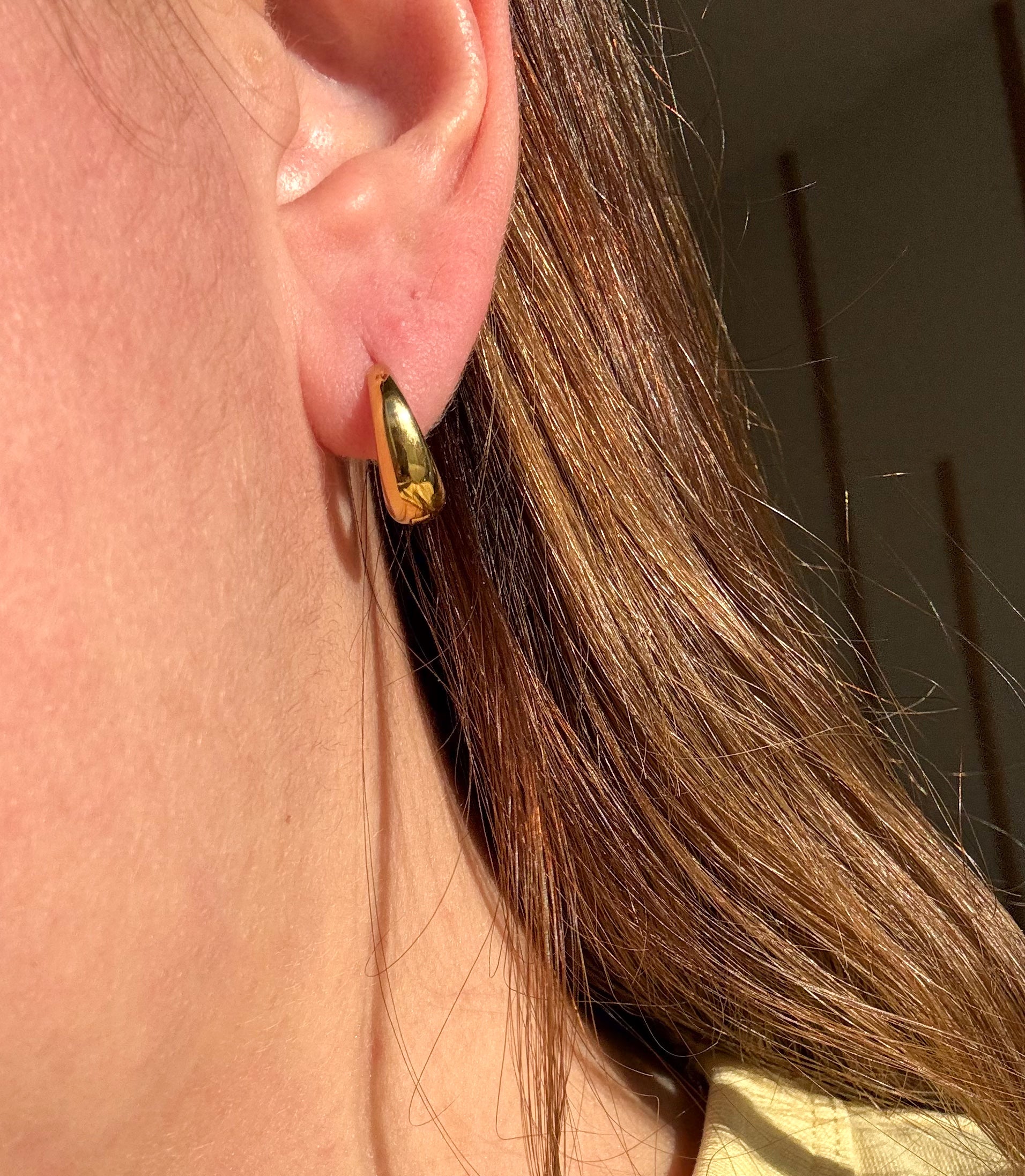 Gold & Silver Oval Hoops