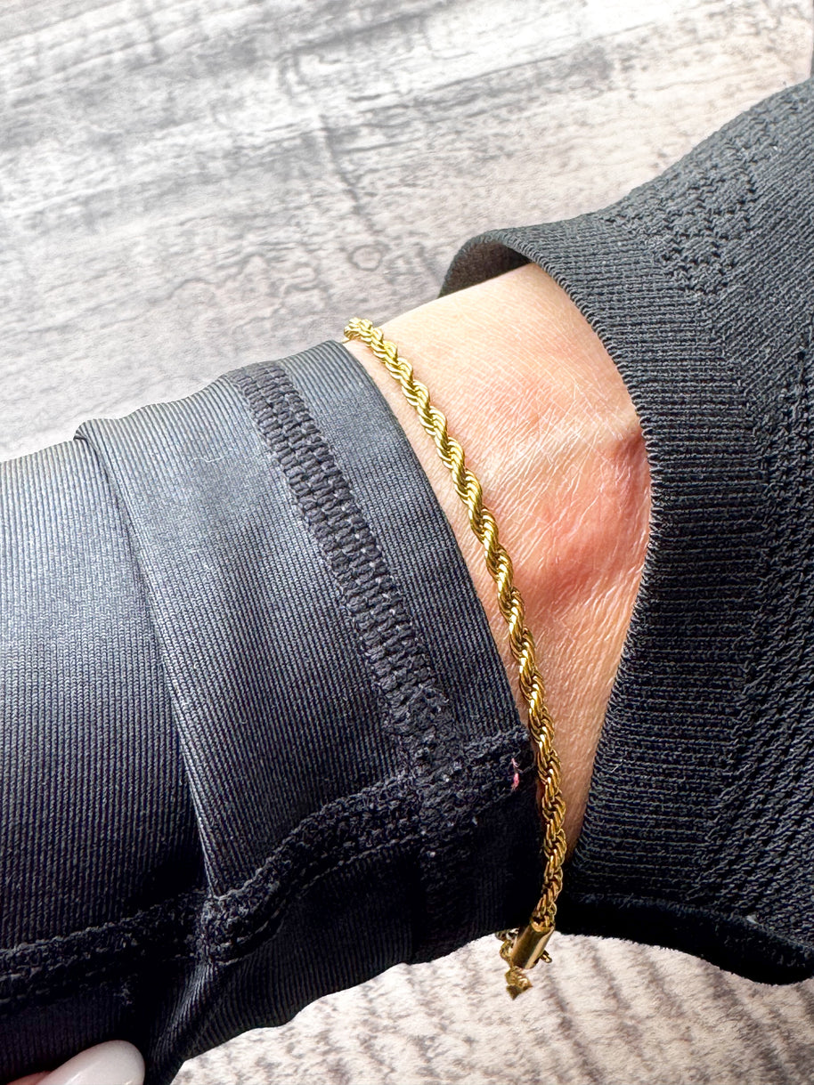 Assorted Golden Steel Anklets