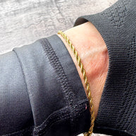 Assorted Golden Steel Anklets