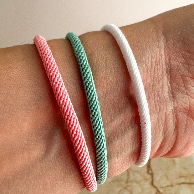 Pulseras Ajustables Plain Colores Pastel