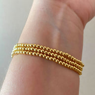 Star, White Heart and Faith Charms Elastics Bracelets