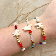 Protection Assorted Charms Elastic Bracelets