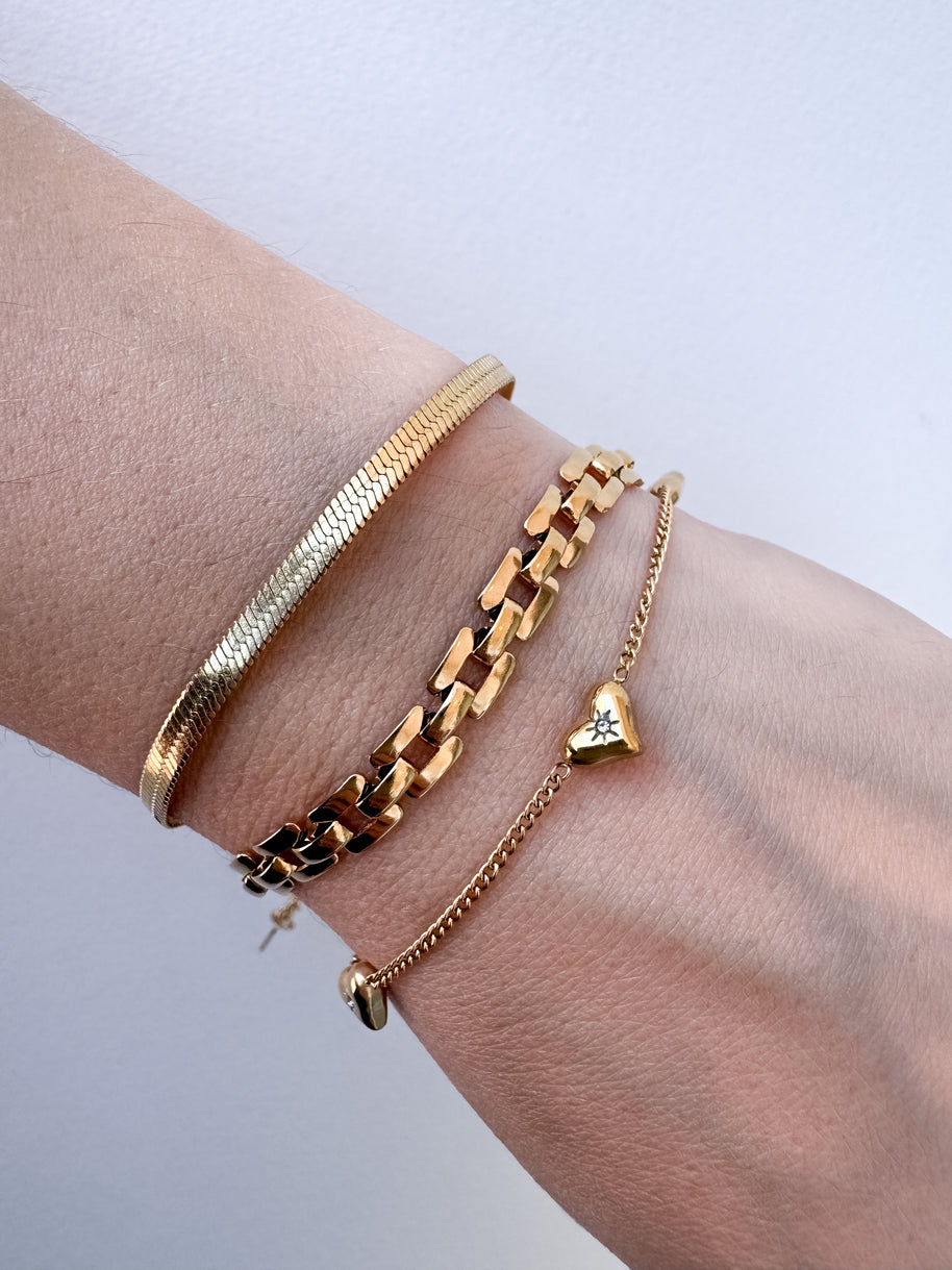 Variety of Steel Thin Bracelets