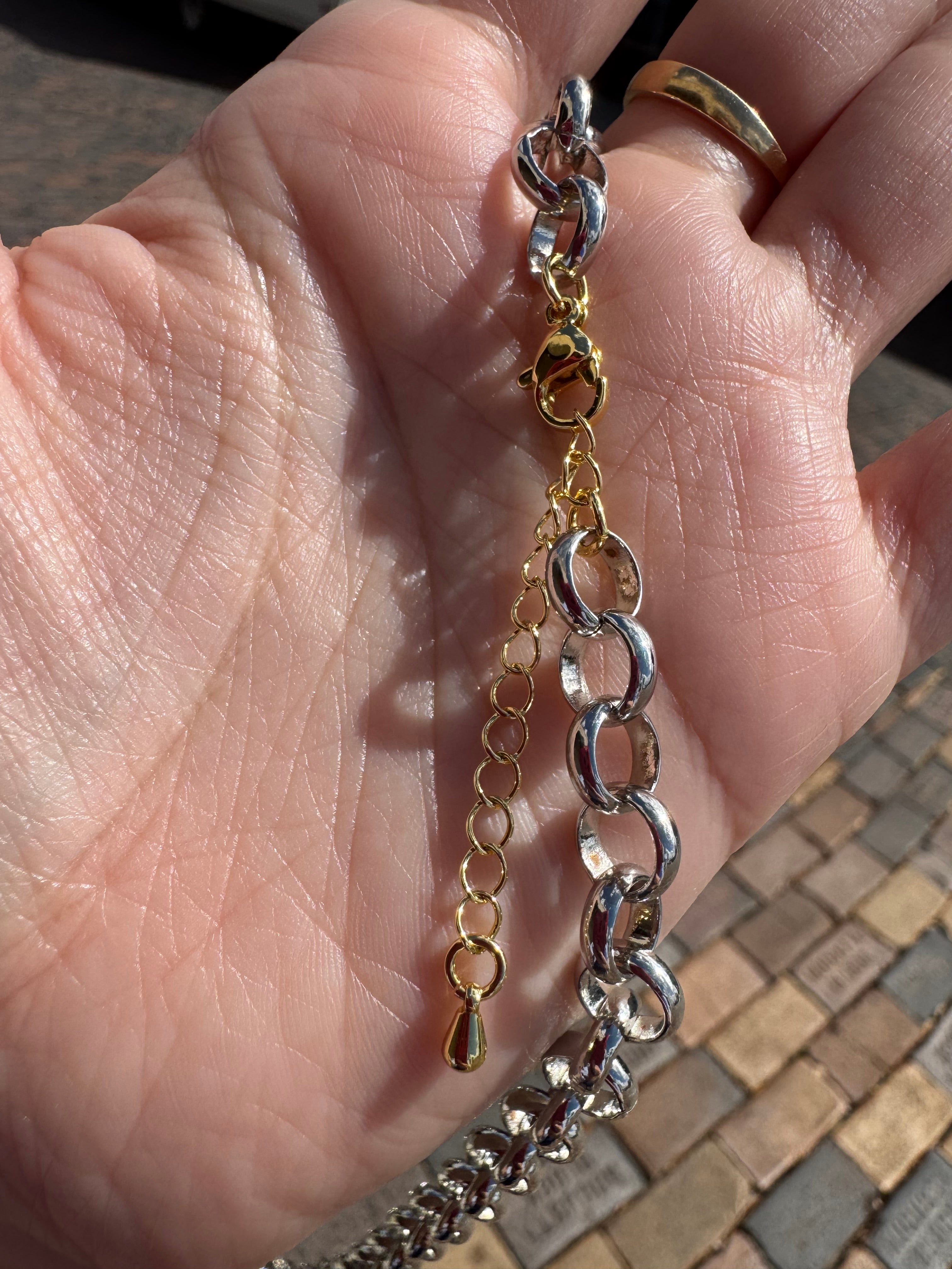 Big 2 Gold Links Necklaces