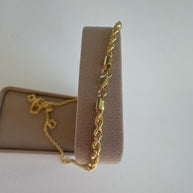 Men's Rope Classic Chain 14K Solid Gold Necklace