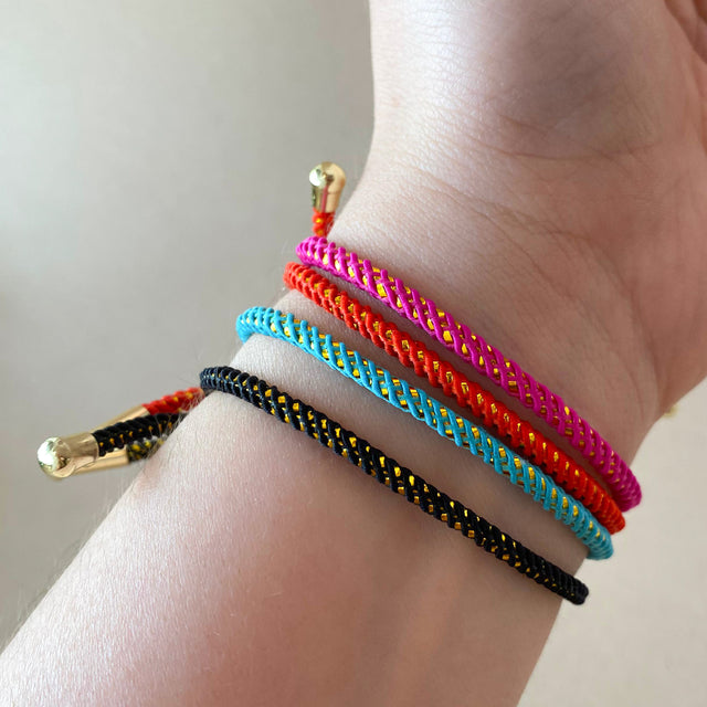 Adjustable Multicolor Plain Bracelets
