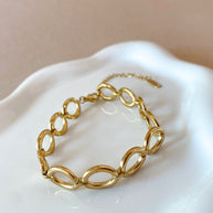 Circular Links Steel Bracelet