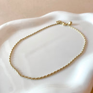 Rope Chain Golden Style Anklet