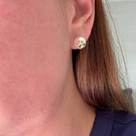 Aretes Clover en Perla