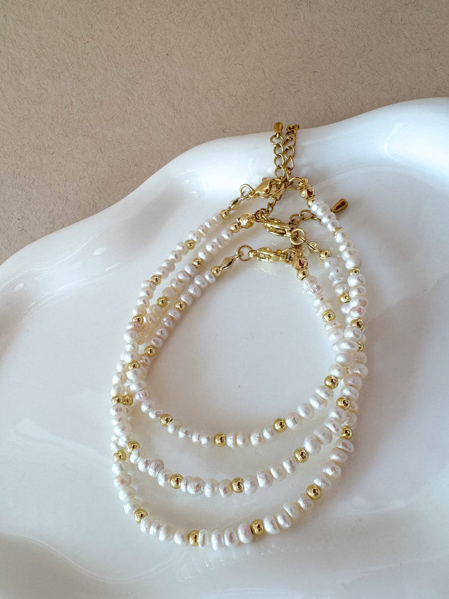 Little Real Pearls Bracelet