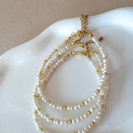 Little Real Pearls Bracelet