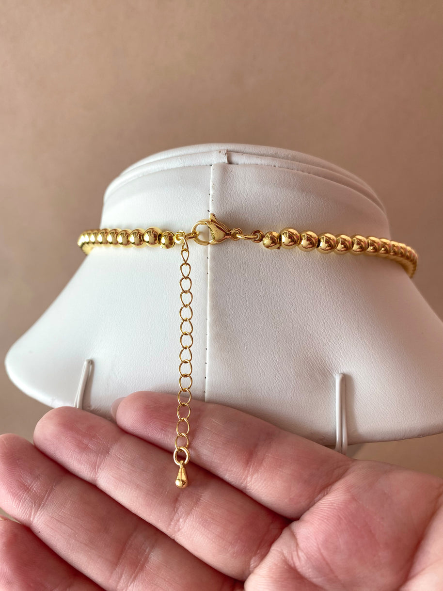 Little Balls and Pearls Pattern Necklace