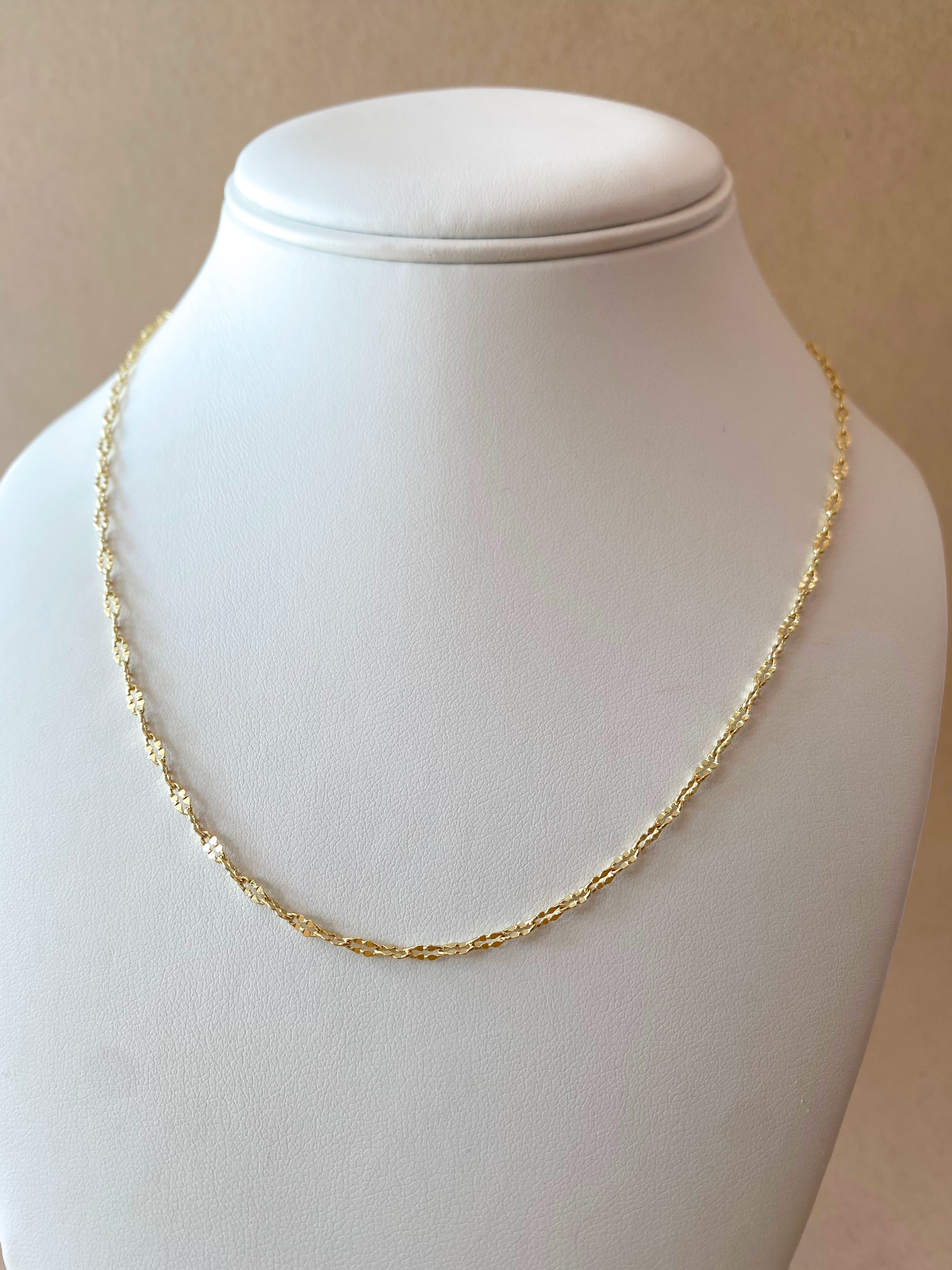 Little Links Style Plain Golden Chain