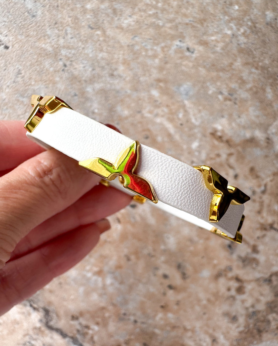 Star-Shape Leather Bracelet