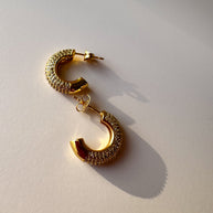 Aretes Aros Brillantes