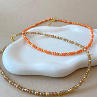 Colorful Crystals Style Necklaces