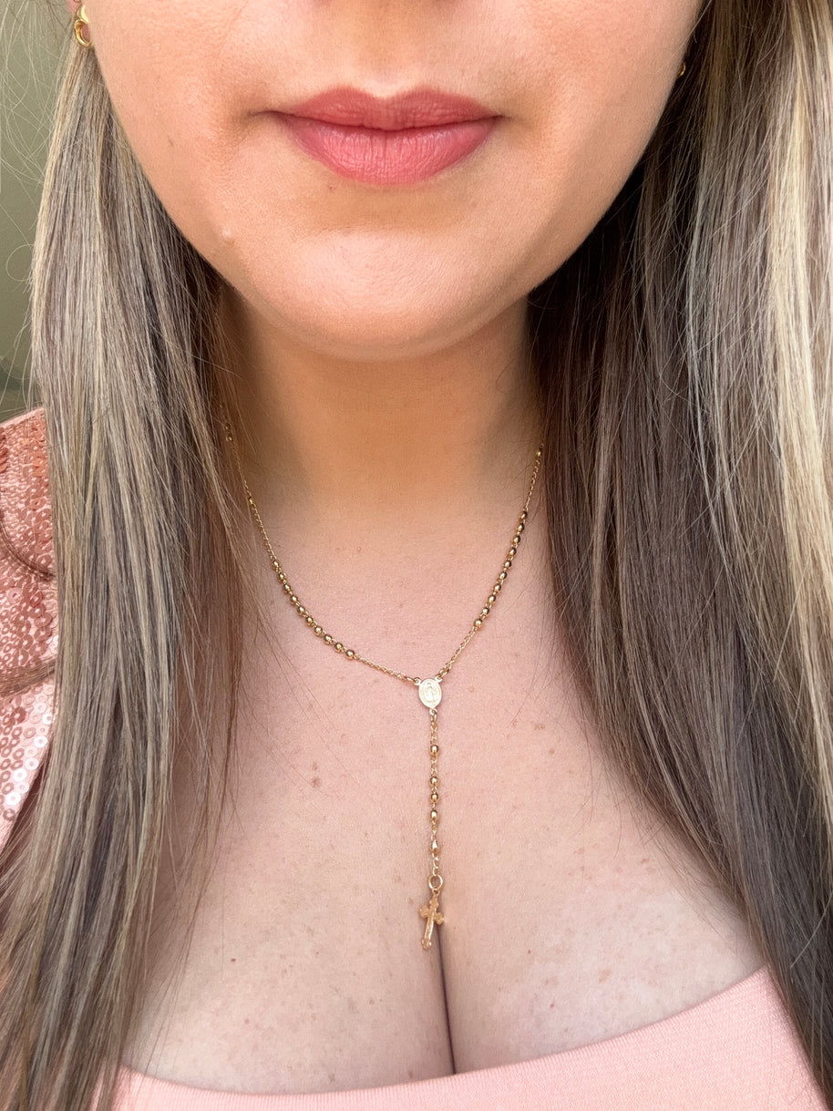 Rosario Gold 3mm Beads