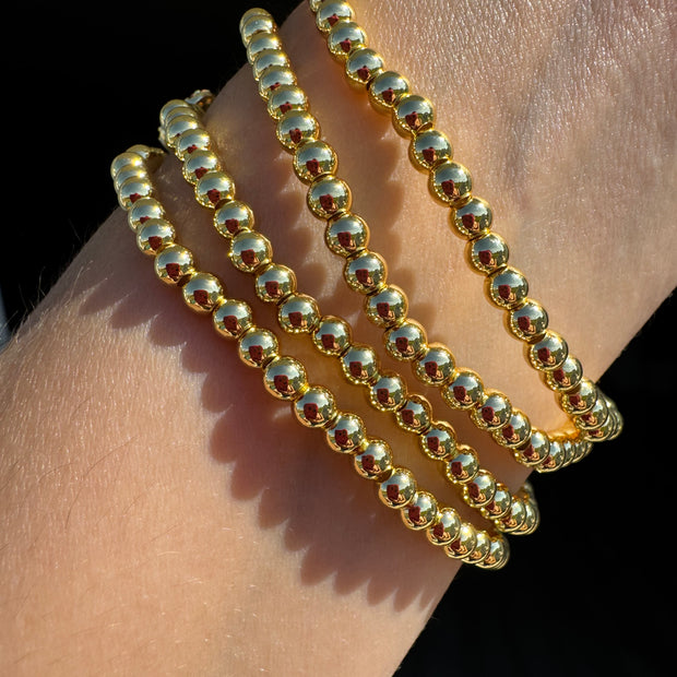 Medium Initial Elastic Bracelets