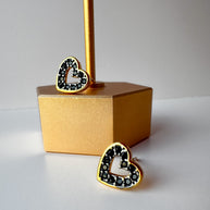 Aretes Corazon, Aretes Huesito de Perrito + Ear Cuff + Set